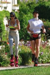 Elisabetta Canalis on Kango Jumps - Los Angeles 04/15/2020