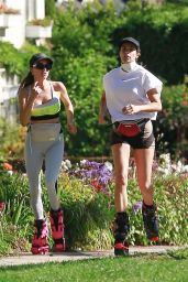 Elisabetta Canalis on Kango Jumps - Los Angeles 04/15/2020