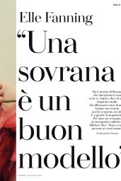 Elle Fanning - Io Donna del Corriere della Sera 04/25/2020 Issue