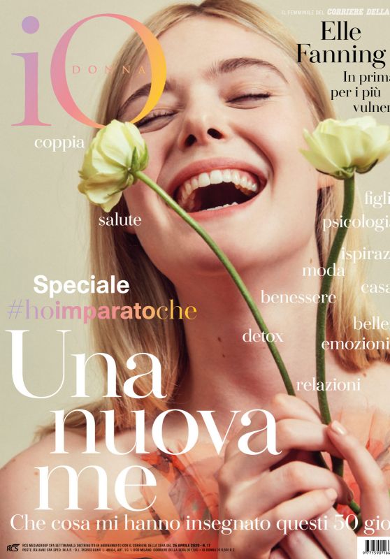 Elle Fanning - Io Donna del Corriere della Sera 04/25/2020 Issue