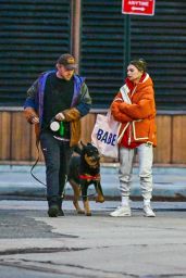 Emily Ratajkowski - Walking Her Dog in NY 04/03/2020