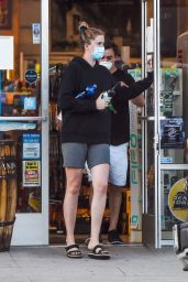 Ireland Baldwin - Quarantine Run With Her Boyfriend Cory in LA 04/23/2020