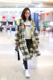 Janine Chang - Airport in Shanghai 04/13/2020