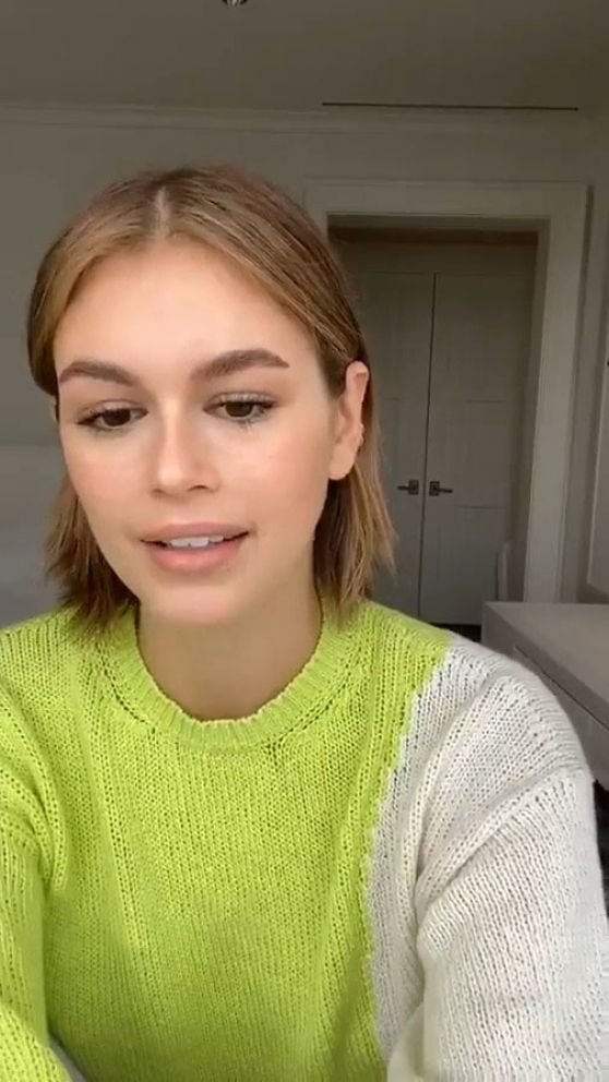 Kaia Gerber - Live Stream 04/12/2020 • CelebMafia