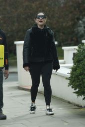 Kelly Brook in Tights - Out in London 03/31/2020