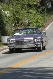 Kendall Jenner in Her Cadillac 04/02/2020