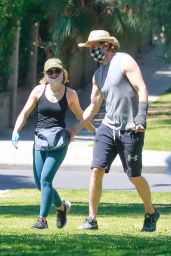 Kristen Bell - Griffith Park in LA 04/21/2020
