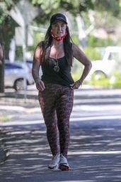 Kyle Richards in Workout Gear 04/24/2020