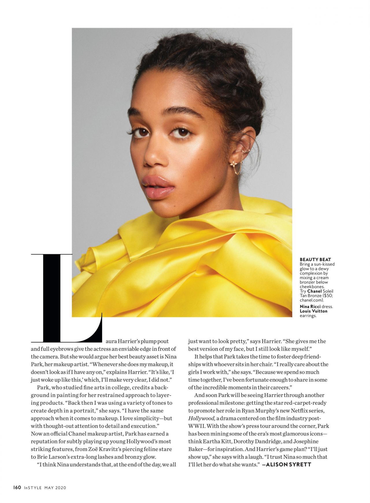 Laura Harrier - InStyle Magazine May 2020 Issue • CelebMafia