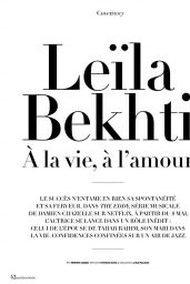 Leila Bekhti - Madame Figaro Magazine 05/01/2020 Issue