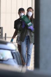 Lily Collins - Grocery Shopping in LA 04/03/2020