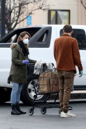 Lily Collins - Grocery Shopping in Los Angeles 04/09/2020