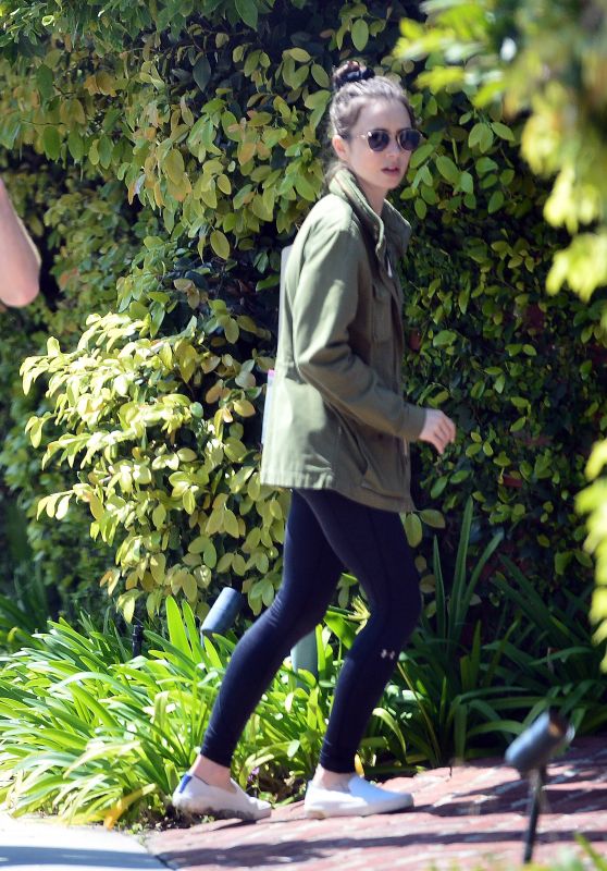 Lily Collins - Out in Beverly Hills 04/01/2020