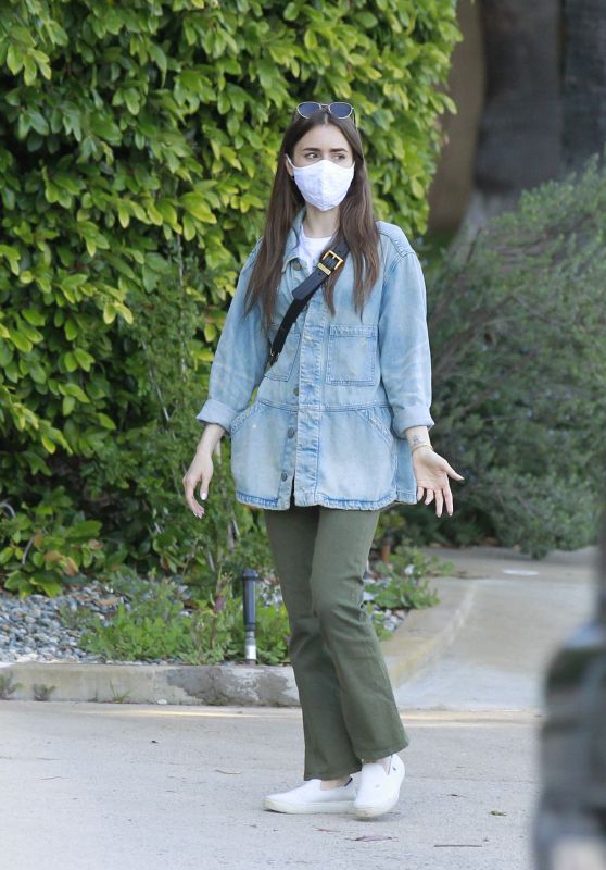 Lily Collins - Out in Beverly Hills 04/17/2020