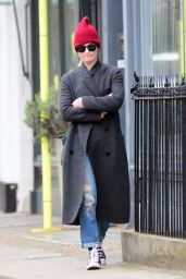 Lily James - Out in London 04/02/2020