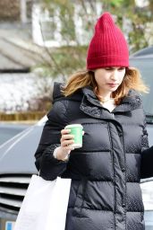 Lily James - Out in North London 04/10/2020