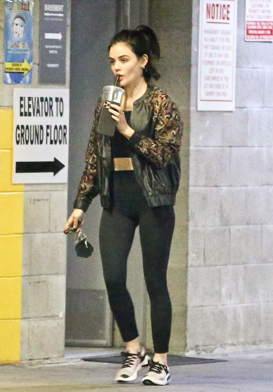 Lucy Hale - Exits a Private Training Session in LA 04/10/2020