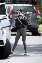 Lucy Hale in Workout Gear - West Hollywood 04/04/2020