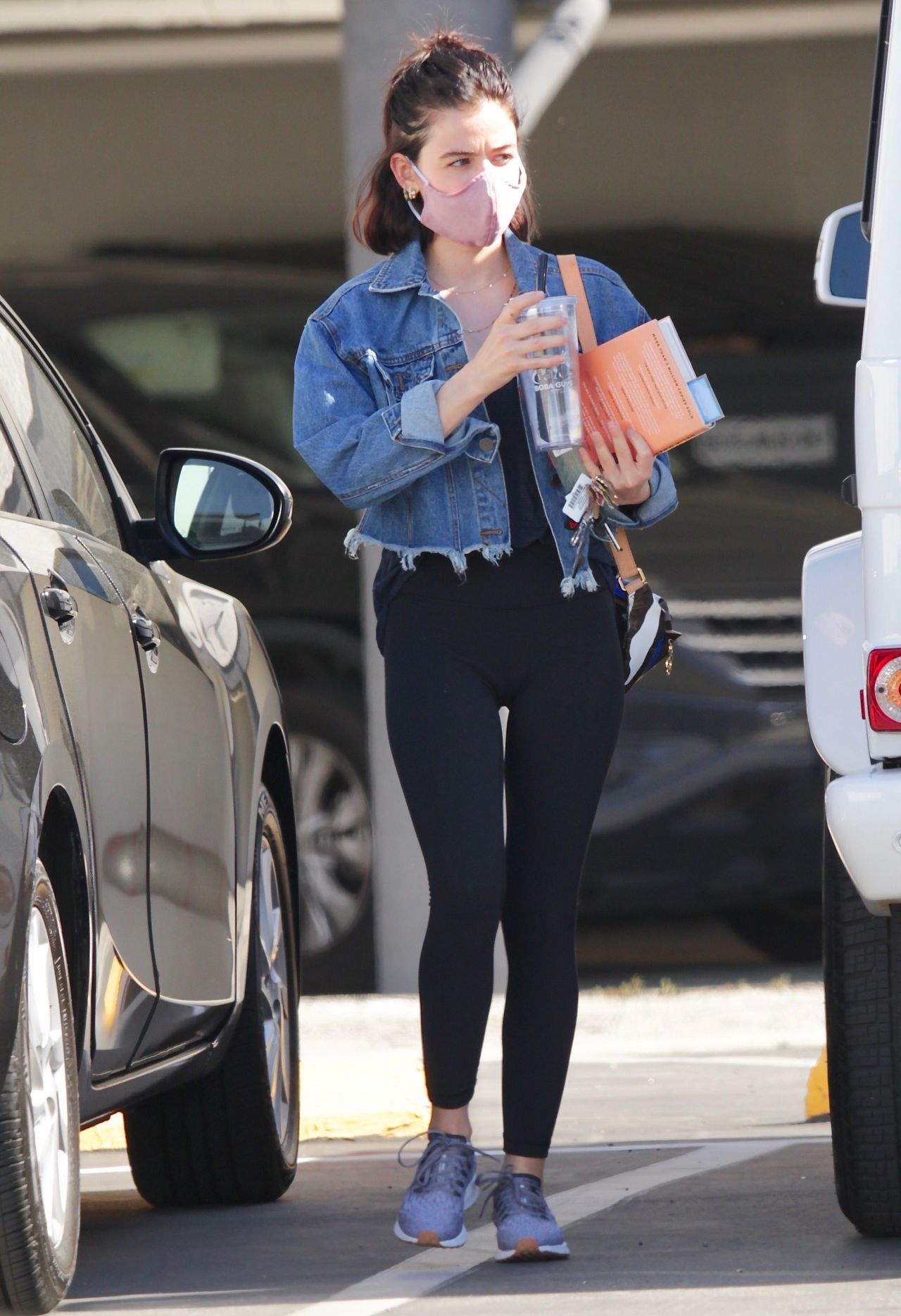 Lucy Hale - Starbucks Drive-Thru in Burbank 04/23/2020 • CelebMafia