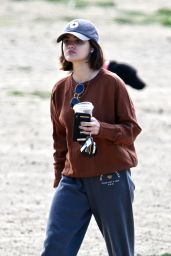 Lucy Hale - Takes Her Dog to a Local Park in LA 04/02/2020