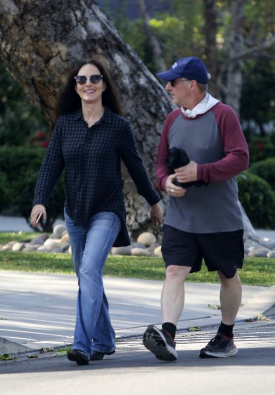 Madeleine Stowe and Her Husband Brian Benben - Out in LA 04/03/2020