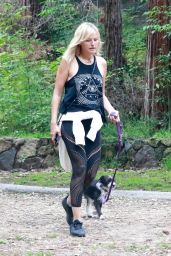 Malin Akerman in Spandex - Walking Her Dog in LA 03/31/2020
