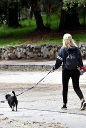Malin Akerman - Walks Her Dog in Los Feliz 04/08/2020