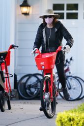 Marcia Cross - Bike Ride With a Mask and Gloves 04/25/2020