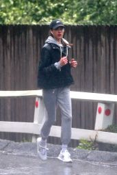 Margaret Qualley - Jogging in LA 04/09/2020
