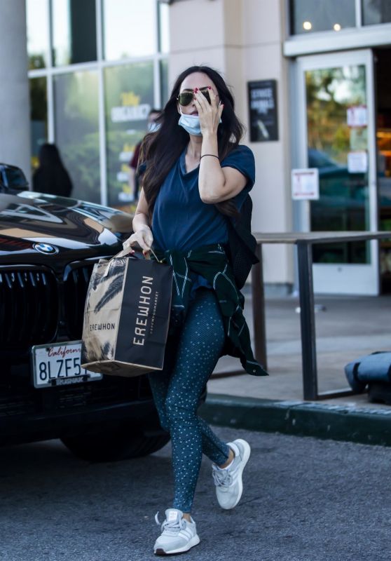 Megan Fox in Tights - Shopping in Calabasas California 04/15/2020