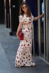 Myleene Klass in Plunging Floral Cut-Out Maxi Dress 04/24/2020
