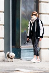 Olivia Palermo - Walking Her Dog in New York 04/28/2020