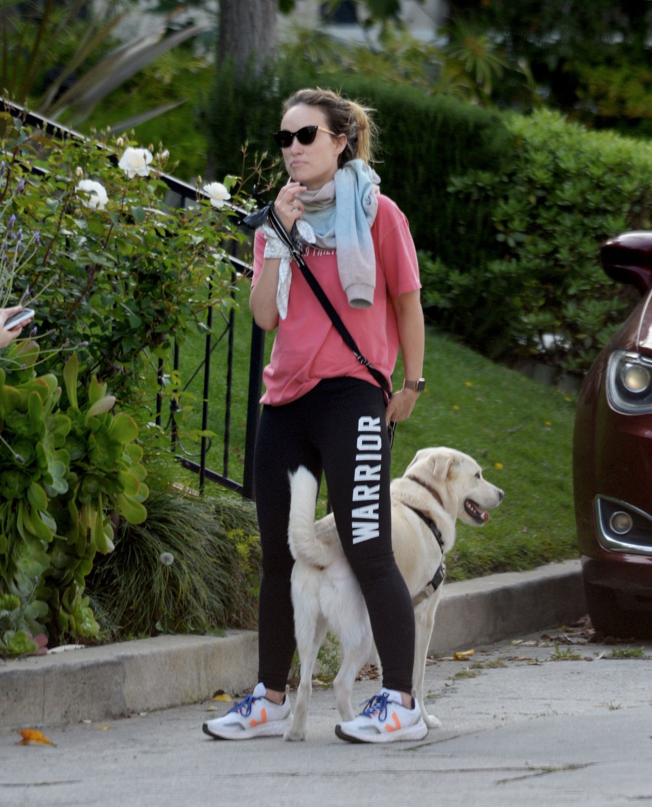 Olivia Wilde Street Style - Out Walking Her Dog in Los ...