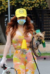 Phoebe Price - Gets Some Tennis During Quarantine 04/19/2020