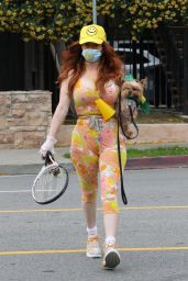 Phoebe Price - Gets Some Tennis During Quarantine 04/19/2020