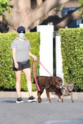 Reese Witherspoon - Takes Her Dogs For a Walk in Brentwood 04/27/2020