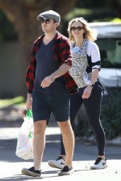 Sylvia Jeffreys and Peter Stefanovic - Strolls Around Centennial Park in Sydney 04/21/2020
