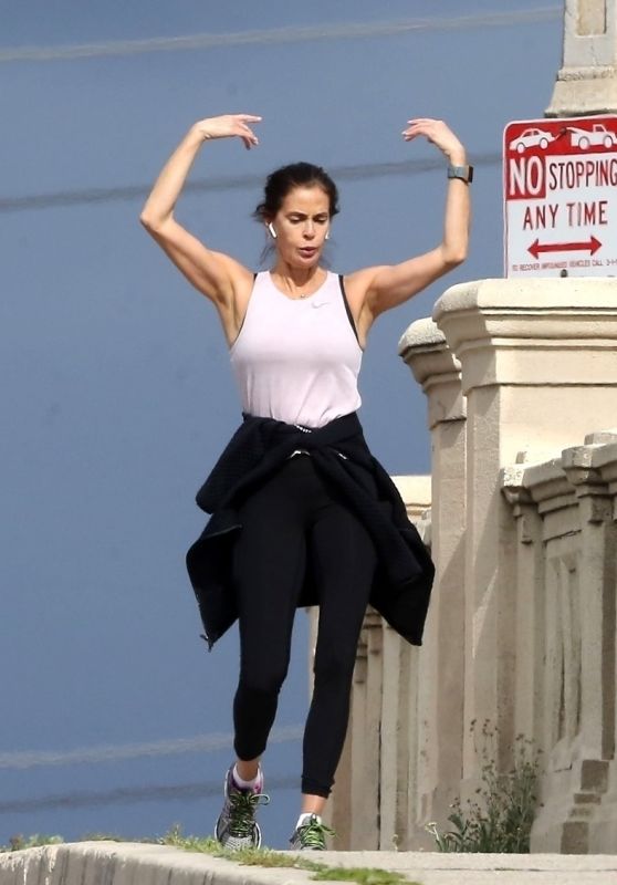 Teri Hatcher Gets in Her Daily Exercise - Los Angeles 04/05/2020