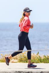 Ali Larter - Jogging in Santa Monica 05/15/2020