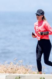 Ali Larter - Jogging in Santa Monica 05/15/2020