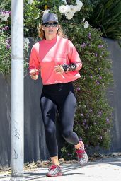 Ali Larter - Jogging in Santa Monica 05/15/2020