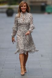 Amanda Holden - Arriving at Heart Radio in London 05/04/2020