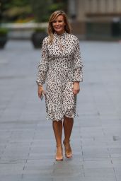 Amanda Holden - Arriving at Heart Radio in London 05/04/2020