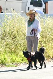 Andie MacDowell - Walking Her Dogs in LA 05/07/2020