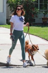 Aubrey Plaza - Walking Her Dogs in Los Feliz 05/03/2020