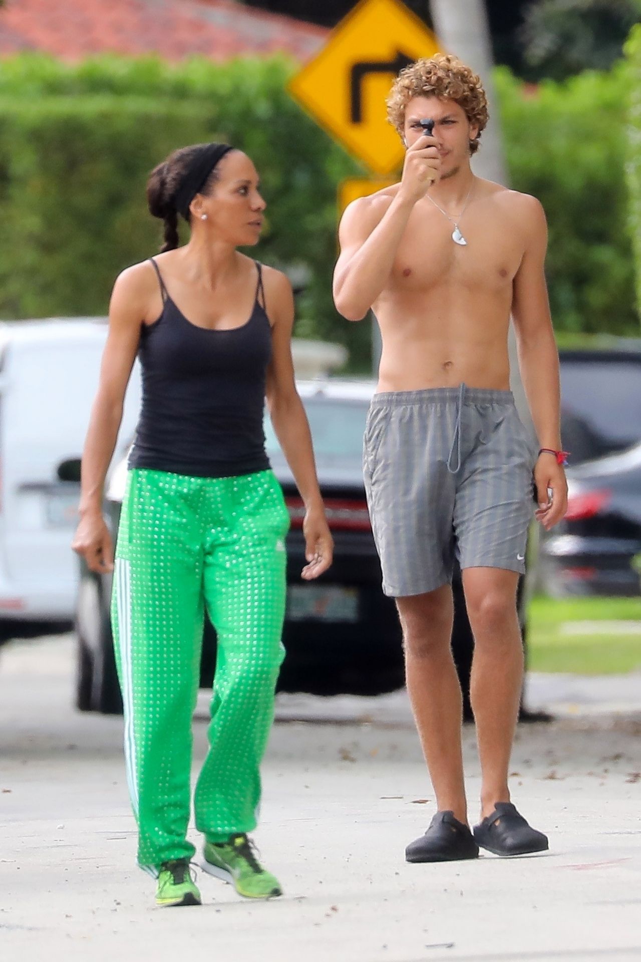 Barbara Becker With Son Elias Out In Miami 04 30 2020 Celebmafia