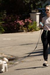 Becca Tobin - Walking Her Dog in LA 04/11/2020