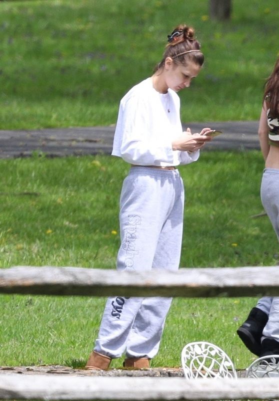 Bella Hadid - Out For a Walk in New Hope 05/03/2020