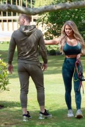 Bianca Gascoigne and Kris Boyson - Working Out in Gravesend 05/25/2020