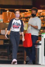 Brie Larson - Shops for Groceries in LA 04/30/2020
